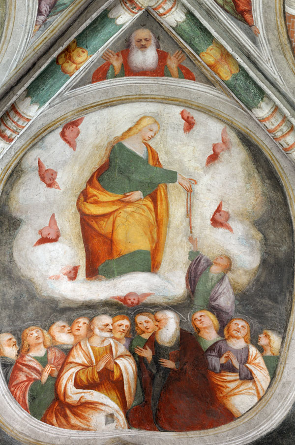 Pordenone, affreschi chiesa Rorai Grande