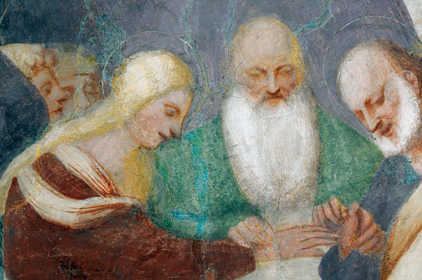 Pordenone, affreschi chiesa Rorai Grande