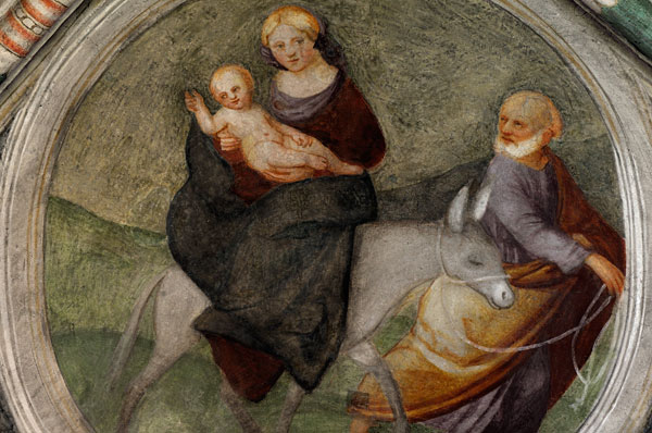 Pordenone, affreschi chiesa Rorai Grande