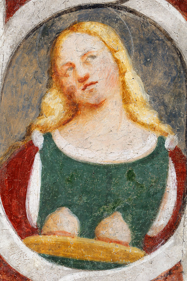 Pordenone, affreschi chiesa Rorai Grande