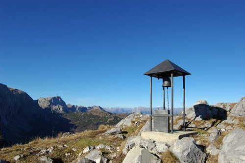 sulla vetta del monte Malvuerich Alto