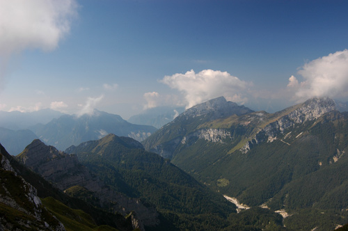 dalla forcella Duranno verso la Val Zemola