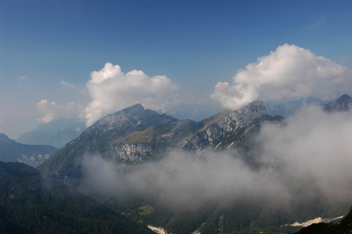 dalla forcella Duranno verso la Val Zemola
