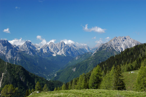 salendo verso casera Bordaglia di Sopra