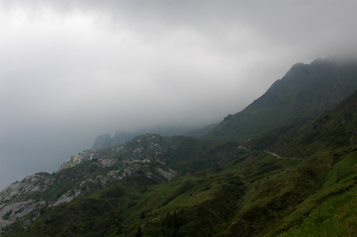 nei pressi del rifugio Casera Pramosio