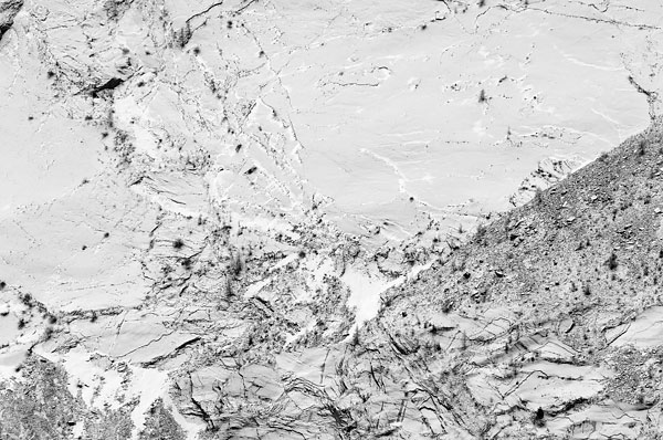 bacino del Vajont a Erto e Casso, Friuli sinistra Piave