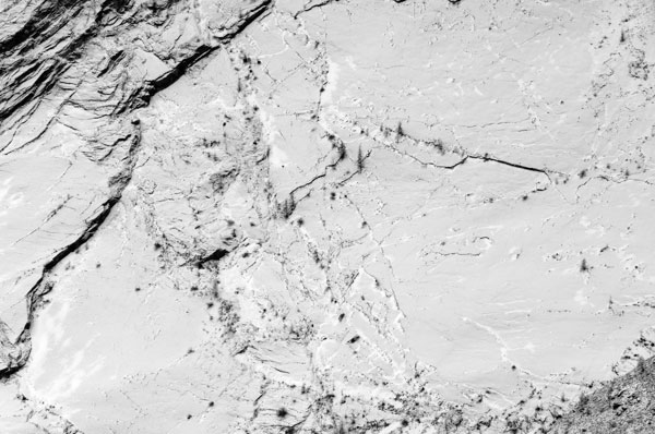 bacino del Vajont a Erto e Casso, Friuli sinistra Piave