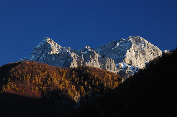 autunno a Erto e nella valle del Vajont