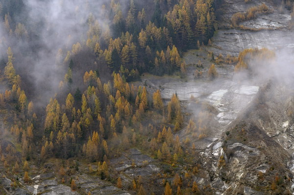 autunno a Erto e nella valle del Vajont