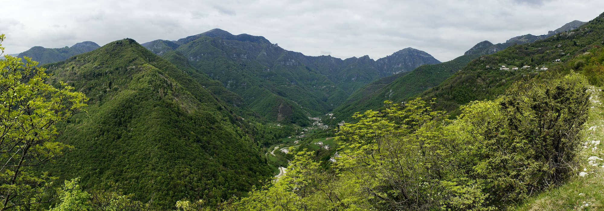 Quero, Schievenin, monte Cornella, monte Grappa - fotografia panoramica