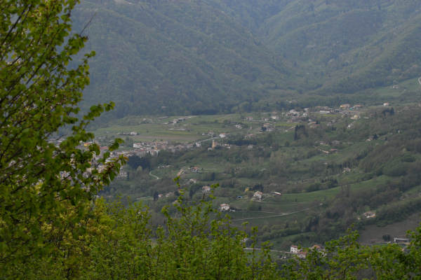 Quero, monte Cornella, Cilladon, Schievenin - valle di Alano, monte Grappa