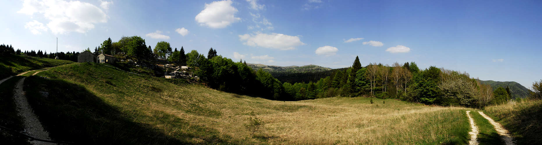 casera Col Andreon, Campo Solagna Colli Alti Monte Grappa - foto panoramica