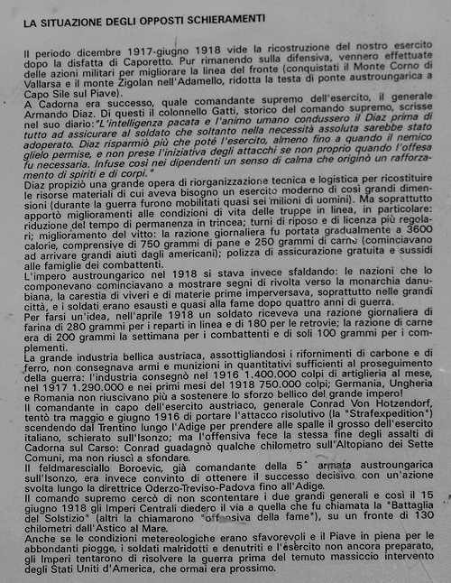 Trincea di San Giovanni ai Colli Alti - Monte Grappa