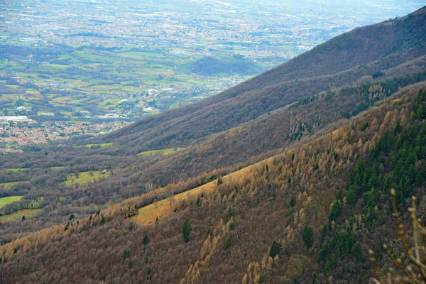 Covolo, sentiero Punta Frontal monte Scalare, valle San Liberale