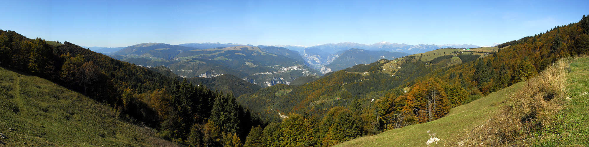 dal Forcelletto verso Valsugana, Altopiano Asiago, Lagorai Cima d'Asta