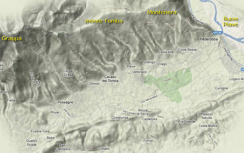 Pedemontana del Grappa, ValCavasia, Possagno Cavaso Pederobba