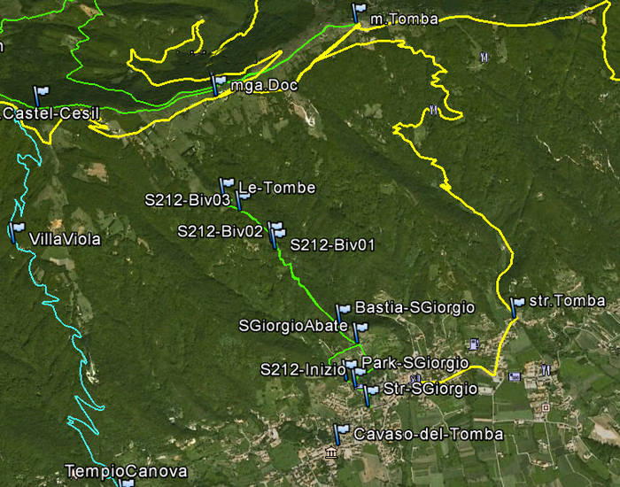 Cavaso, Bastia, Monte Tomba