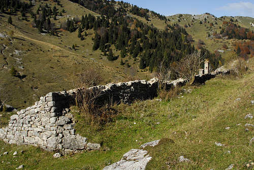 mulattiera del Boccaor, Archeson, Meatte, Val delle Mure, Valle San Liberale - Monte Grappa
