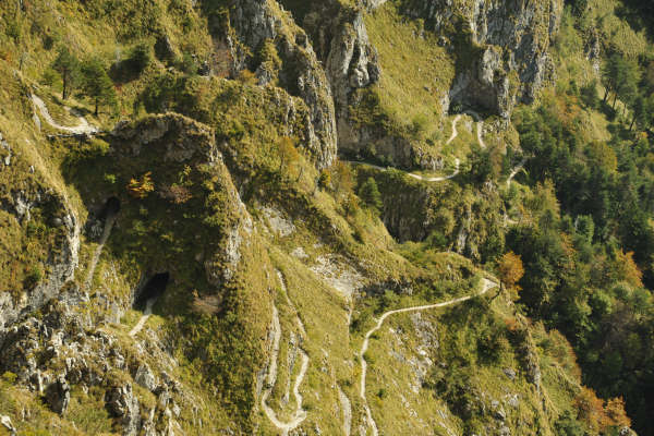 mulattiera del Boccaor, Archeson, Meatte, Val delle Mure, Valle San Liberale