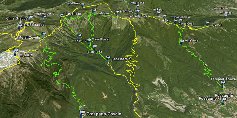 Monte Grappa, Valle San Liberale