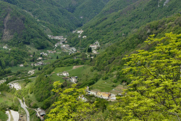 Quero, monte Cornella, Cilladon, Schievenin - valle di Alano, monte Grappa