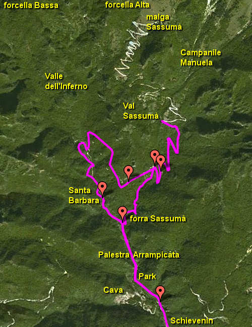 Schievenin, valle di Alano di Piave