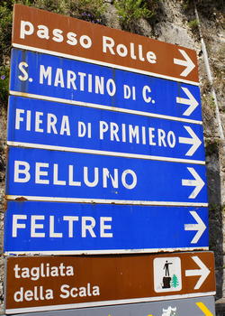 Anello del Grappa, inizio delle Scale di Primolano