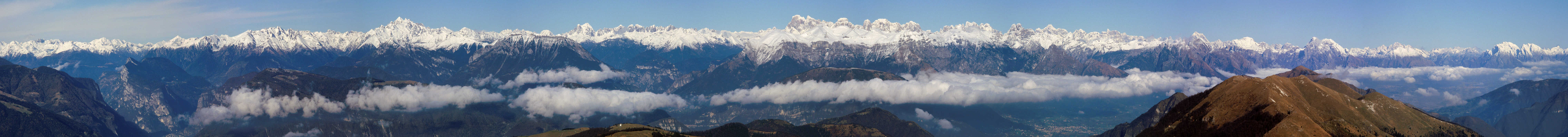 Monte Grappa - fotografia panoramica