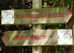 Monfenera, Tomba, Castel Cesil, Palon, Cima della Mandria