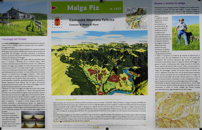 Malga Il Piz, Alano di Piave, Cima della Mandria