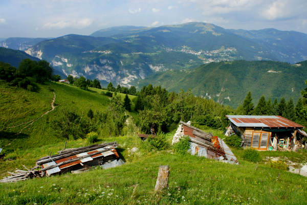 Val di Carazzagno a Rocca d'Arsié