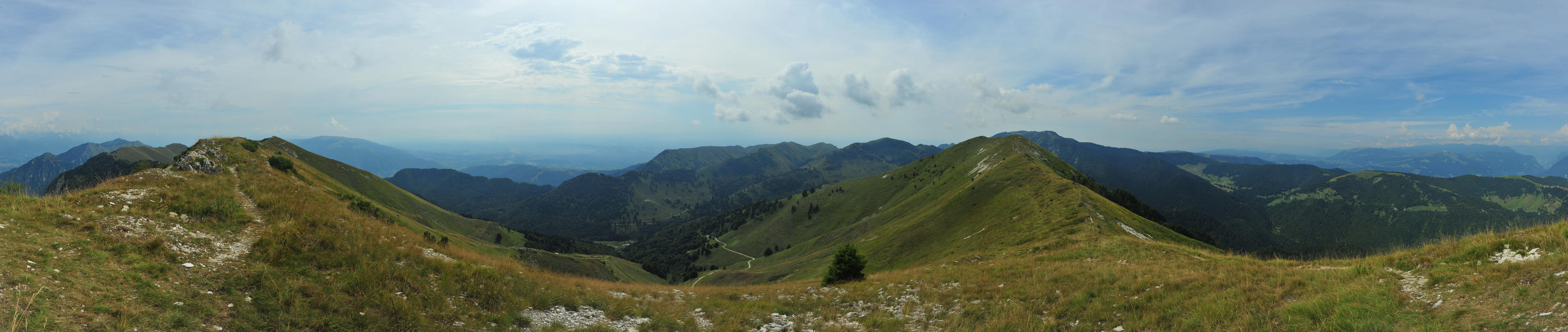 Monte Grappa, dorsale dei Solaroli - fotografia panoramica