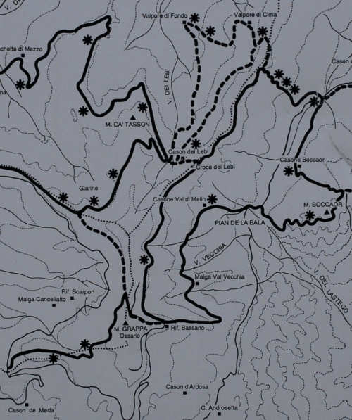 sentiero natura Cima Grappa