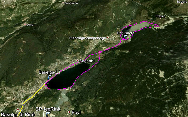 passeggiata a Baselga di Pin&eacute; e Bedollo