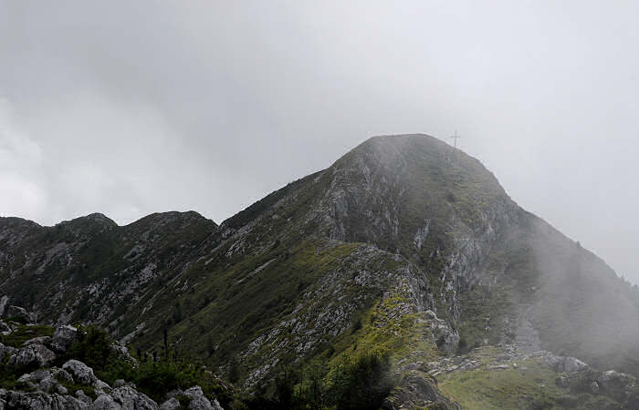 salita al monte Coppolo dal passo del Brocon