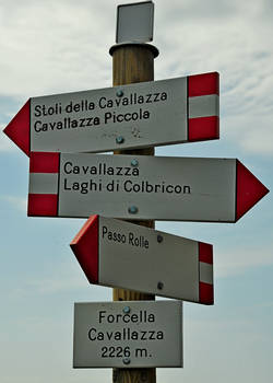 sella della Cavallazza al Colbricon