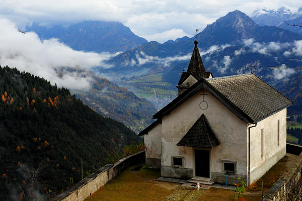 escursione alla Chiesetta di San Silvestro dal passo Gobbera sul monte Totoga