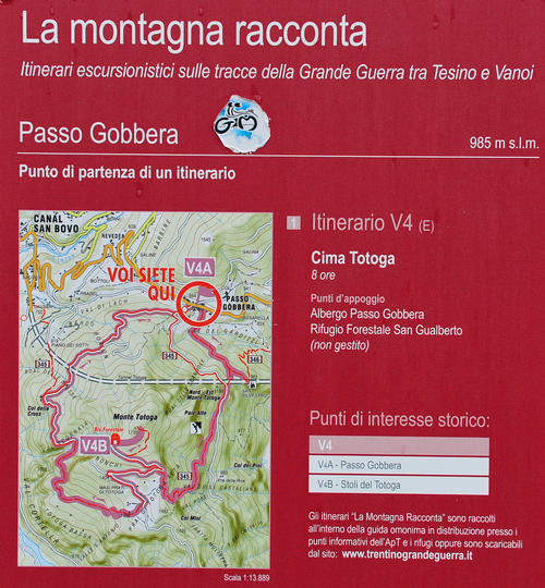 escursione al monte Totoga dal passo della Gobbera