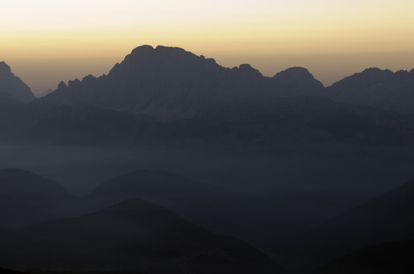 Col Margherita, Lusia Bocche, passo San Pellegrino Valles, Falcade, Val di Fassa