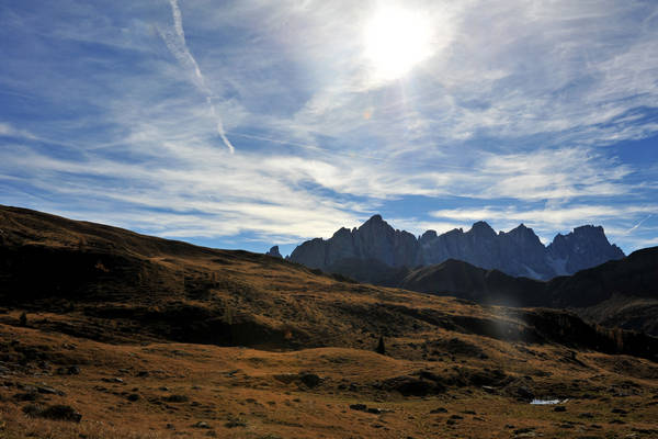Col Margherita, catena Lusia Bocche, passo Valles, Falcade
