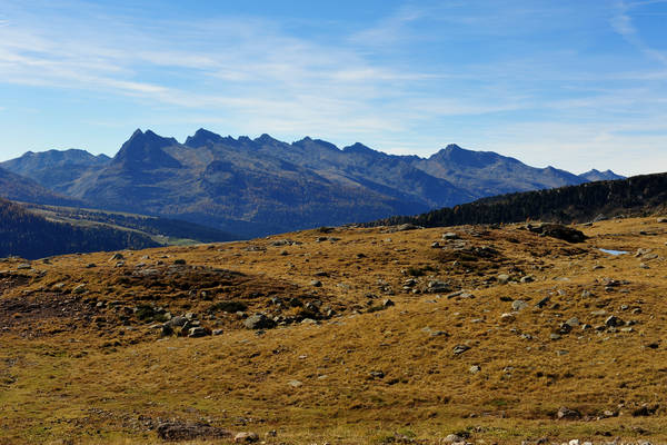Col Margherita, catena Lusia Bocche, passo Valles, Falcade