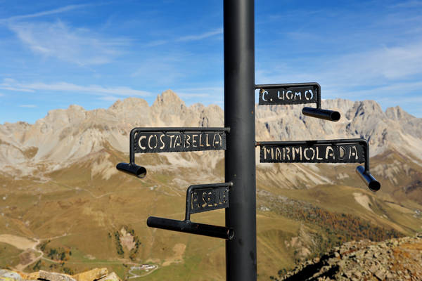 Col Margherita, catena Lusia Bocche, passo Valles, Falcade