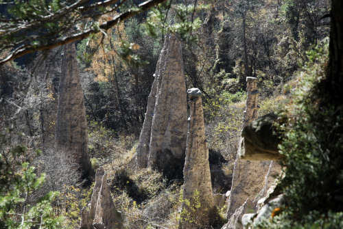 Piramidi di terra a Segonzano in Val Cembra