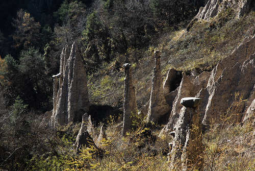 Piramidi di terra a Segonzano in Val Cembra