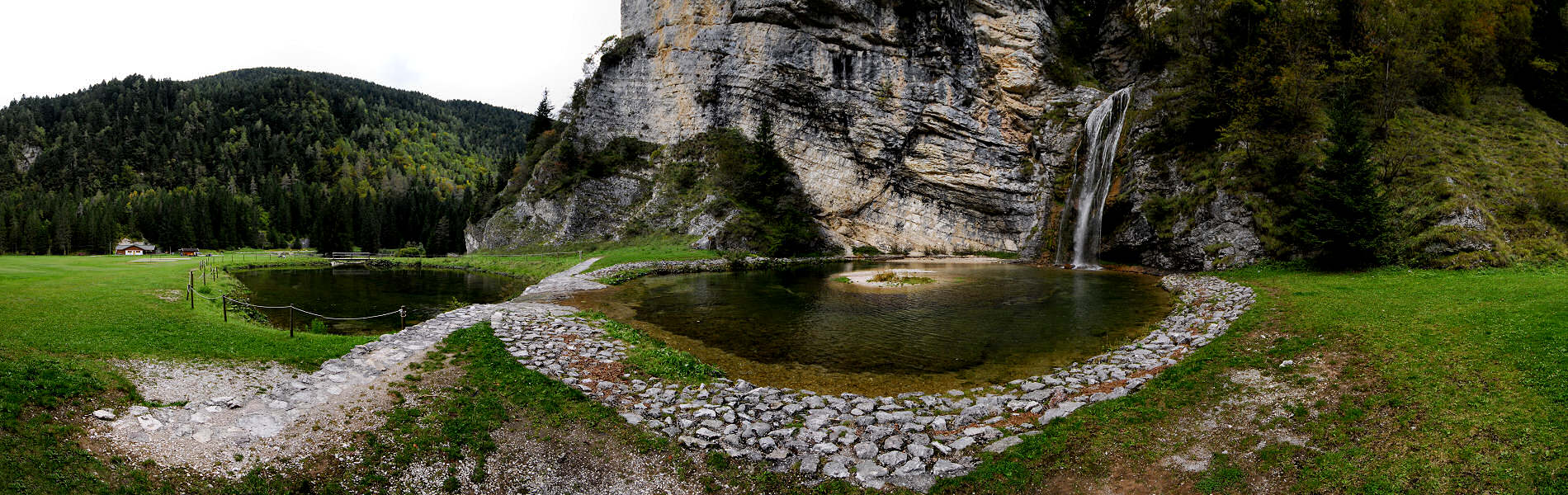 Castello Tesino, park Cascatella