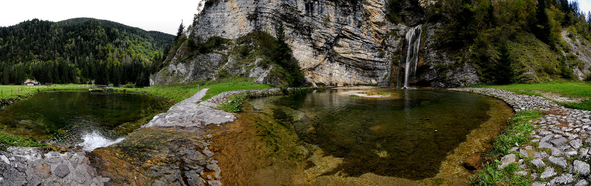 Castello Tesino, park Cascatella