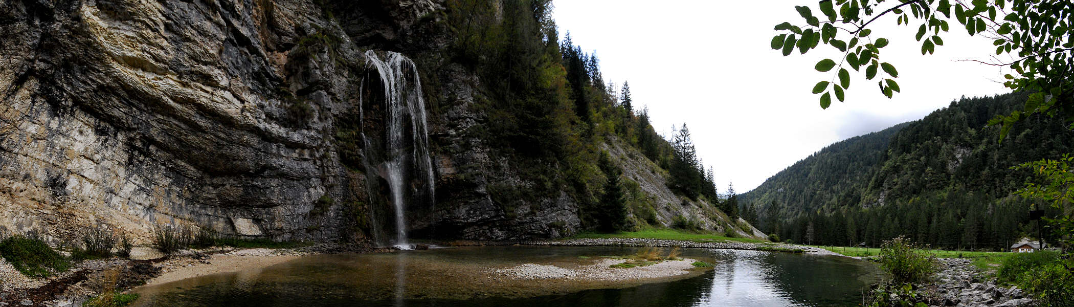 Castello Tesino, park Cascatella