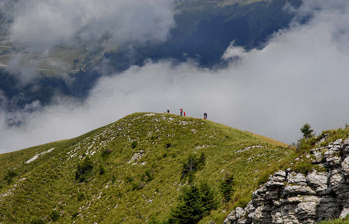 salita al monte Coppolo dal passo del Brocon