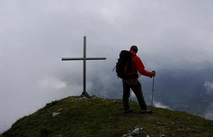 salita al monte Coppolo dal passo del Brocon