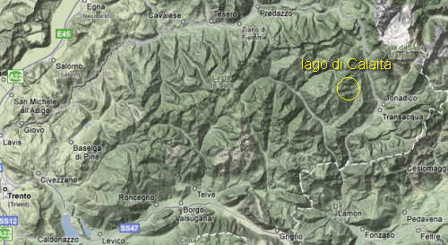 Lago di Calaita, Grugola, Folga